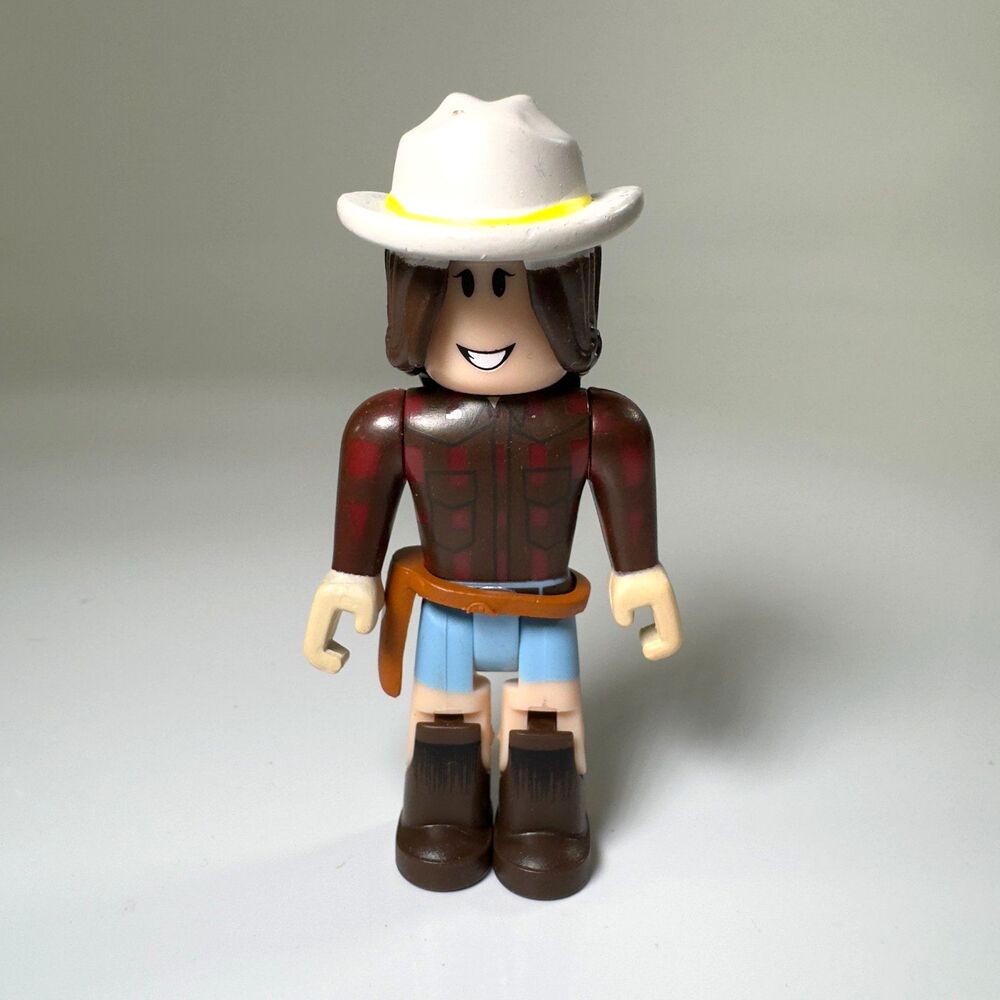 Roblox Action Figure Wild West 3” Rocky Mountain Cowboy Plastic Jazwares Toy